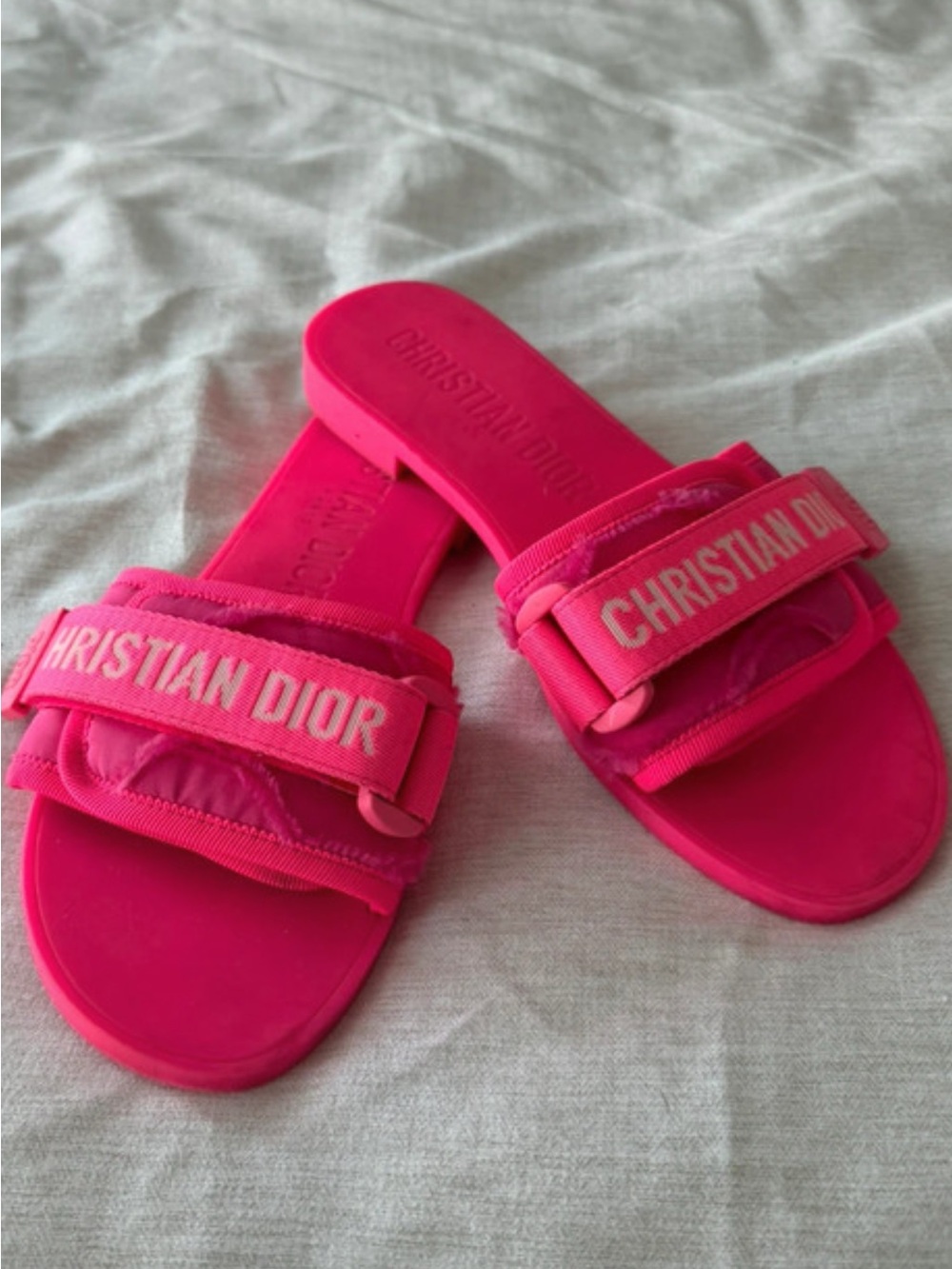 Dior Pink Dio(r)evolution Slide Sandals